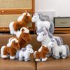 New White Horse Plush Toy Doll Cute Simulated Foal Doll Children's Birthday Gift