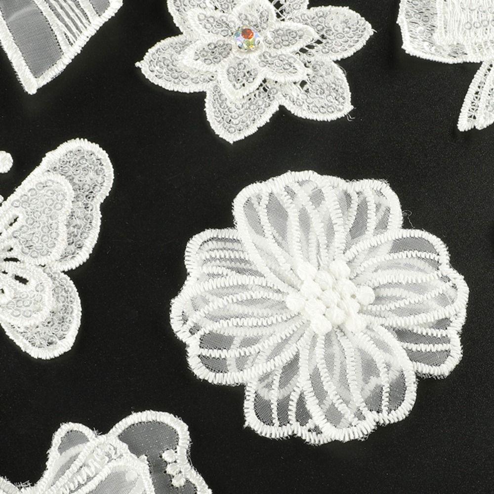 Нашивки для одежды необычной формы пришивные DIY аппликации для одежды вышитые тканевые нашивки