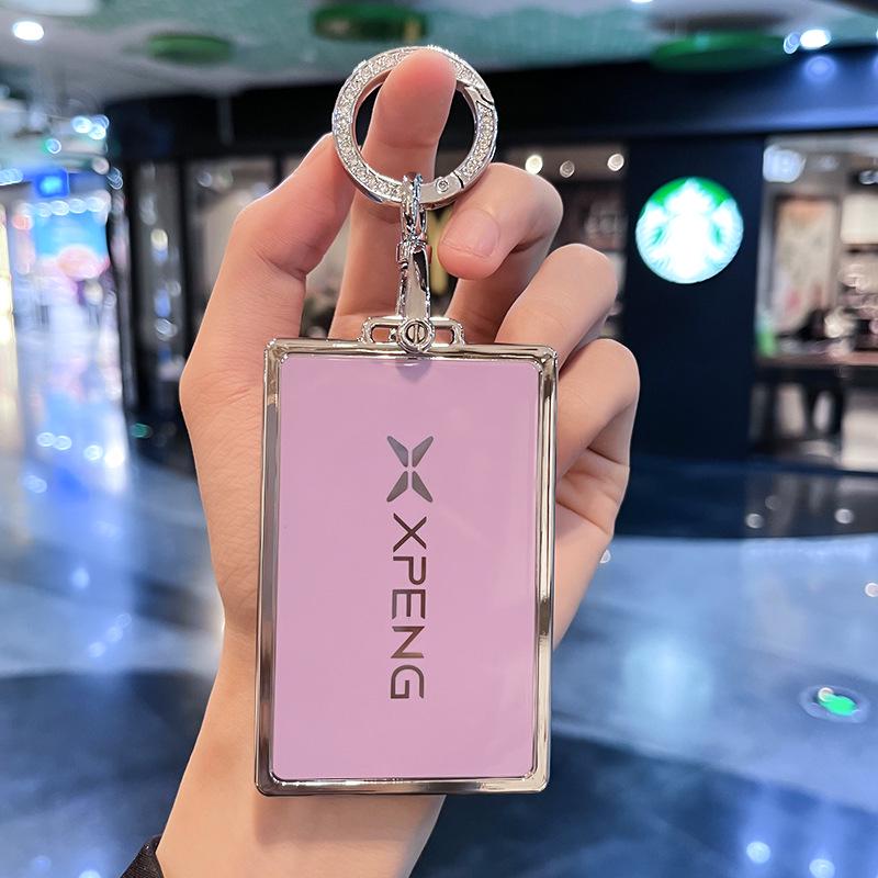 Чехол для ключа XPeng для P7, G6, P5, G9, G3i - Металлический держатель для карт NFC для мужчин и женщин