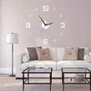 Creative Frameless Wall Clock Wall Mechanism DIY Night light Arrows Decal Wall Decoration Home Silent Clock Living Room Office