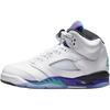 Air 5 Retro GS Grape 2025 Kids Sneakers White New-Emerald Grape-Ice HQ7980-100
