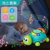 MAVEKID Многофункциональная ползающая черепаха Развивающая игрушка для малышей для года Особенности Звук и кончики пальцев Слуховой Цвет Животное Музыкальная Детская Детская для мальчиков и