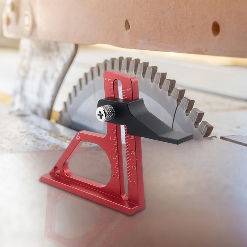 Деревообработка Линейка для измерения высоты Деревообрабатывающий инструмент Установочный калибр со шкалой Алюминиевый сплав Прецизионно обработанный Измерительный инструмент Для