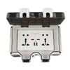 British Outdoor Waterproof IP66 Socket, European/German Standard Waterproof Box