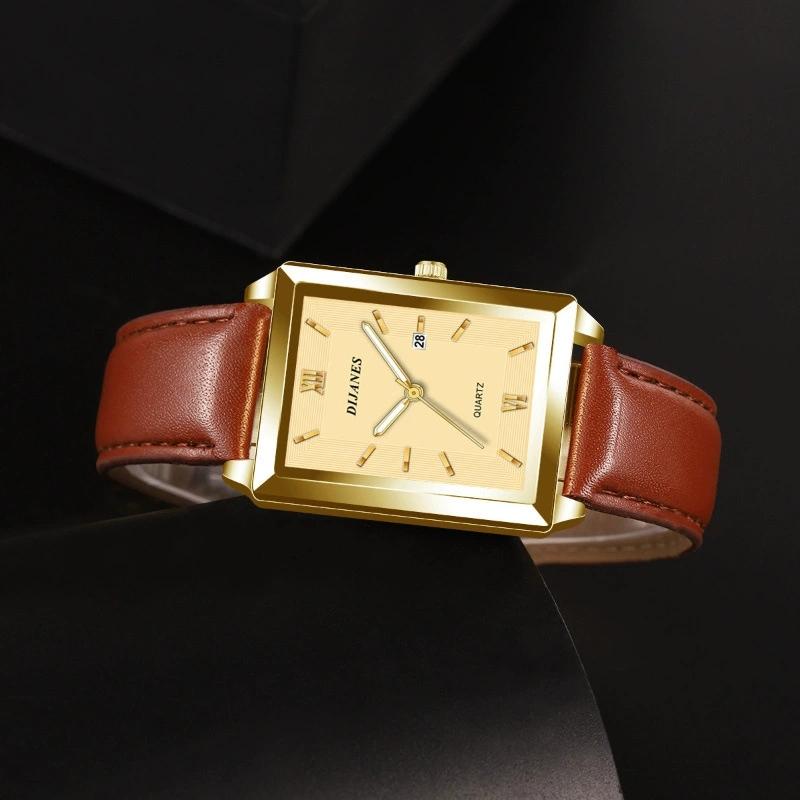 New Fashion Top Luxury Man Leather Watch Men Business Sports Quartz Watches Male Clock Militray Date Wristwatches Reloj Hombre
