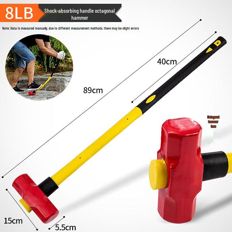 Heavy Duty Emergency Rescue Octagonal Hammer