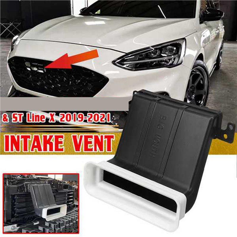 A51K-2X Для Ford Focus MK4 Воздухозаборник Дефлектор Воздуховода Лючок Хэтчбек 4D Седан 5D Тюнинг 2019 2020 2021 Черный+Белый