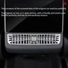 Rear Air Outlet Cover for Tesla Model 3 Highland Model Y/YL Juniper Stainless Steel Dust Protective Cover Interior Accessories