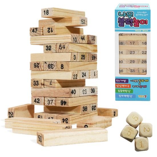 Aga Plus Jenga Game Wood Block Set, popular Korean game
