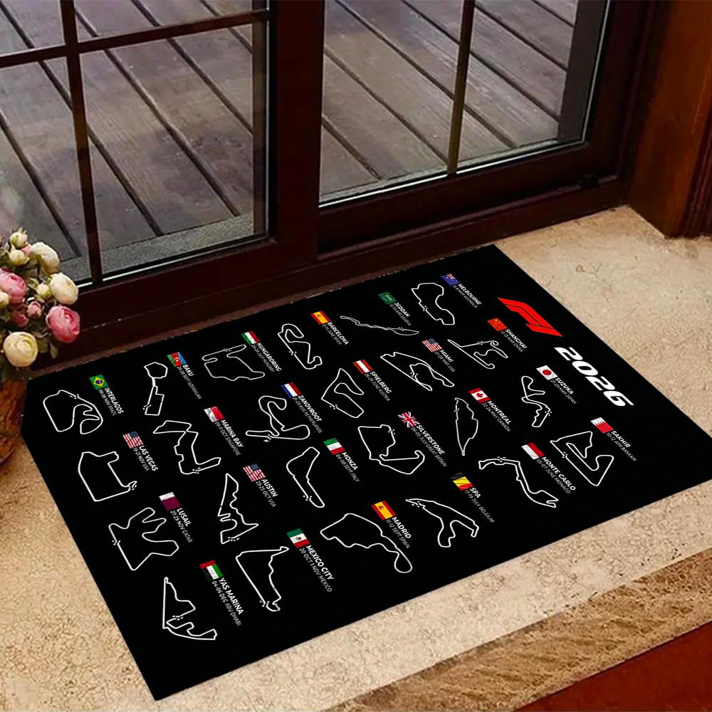 Formula Calendar Floor Mat Design for Playrooms Decorate room Entryway Dining Room Anti-slip Rug Decorate Offices Spiritual Gift