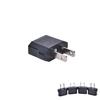 4Pcs Eu Euro Europe To Us Usa Power Jack Wall Plug Converter Travel Adapter New