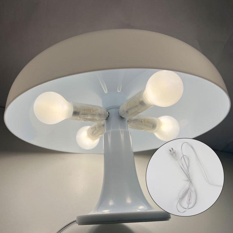 Italian Mushroom Table Lamp - Nordic Minimalist Decorative Night Light for Study & Bedroom