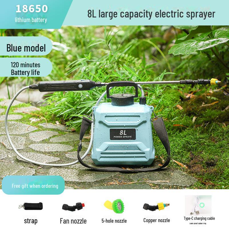 2024 New Electric Household Small Pesticide Sprayer - High Pressure Watering Pot