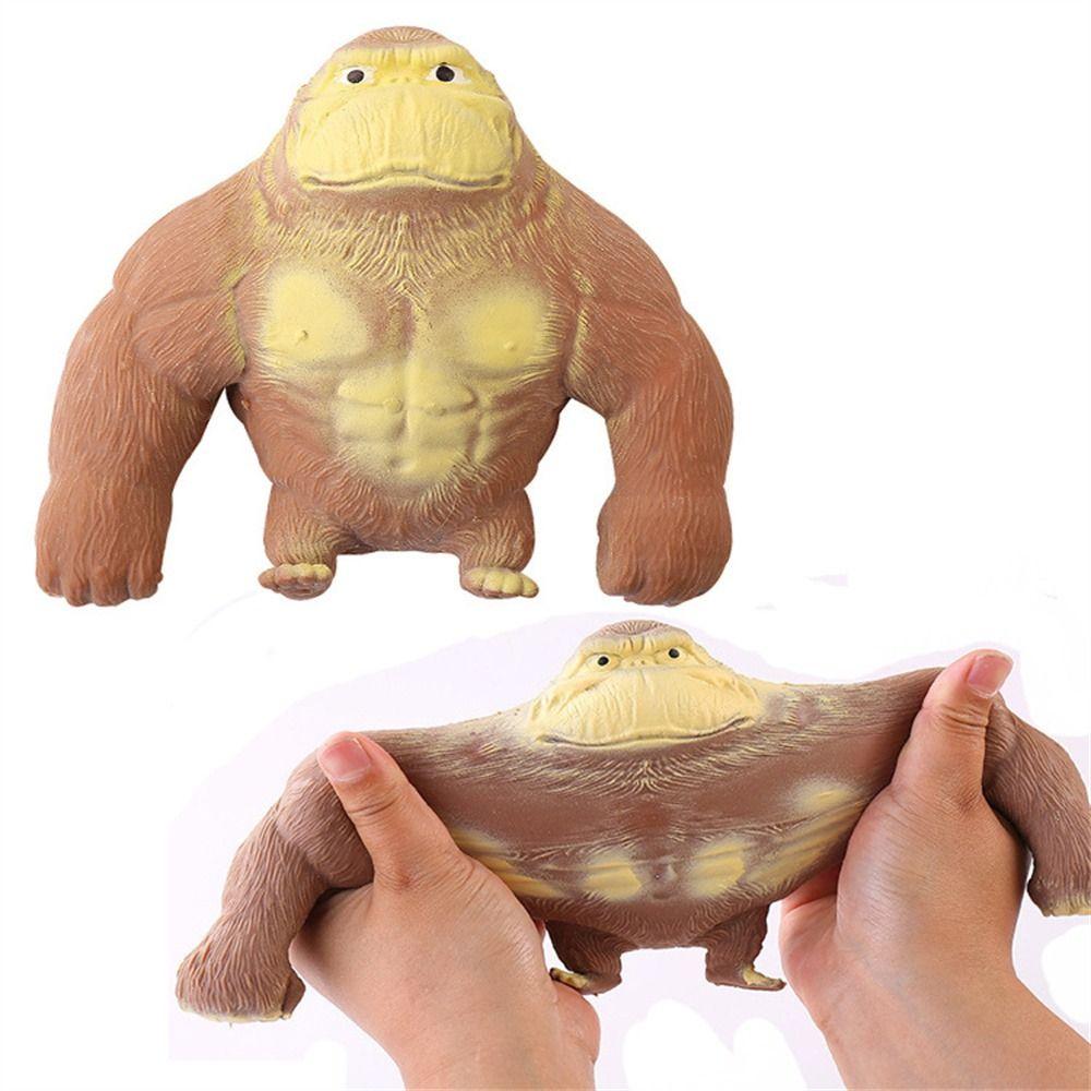Toys Stress Relief Elastic Monkey Toy Fidget Orangutan Squeeze Orangutan Monkey Antistress Toy