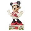 Enesco Минни Замечательная Рождественская Фигурка, Disney Traditions, 6002843, Ш7 x В11.7 x Г4.4см [Параллельный Импорт]