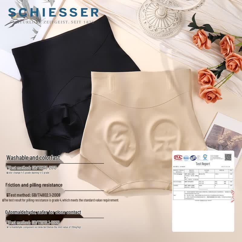 Schiesser Women's High-Waisted Seamless Tummy Control Silk Briefs