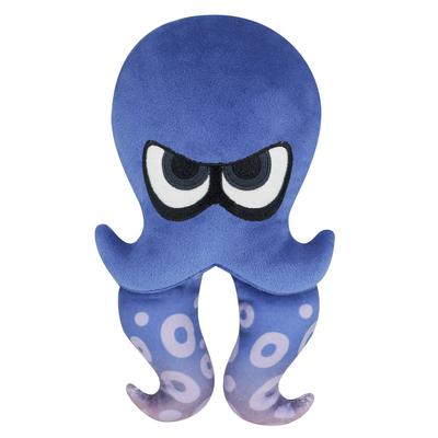 Sanei Boeki Splatoon 3 Коллекция ALL STAR Осьминог (S) Синяя плюшевая игрушка, Ш10,5 x Г6 x В22 см, SP33