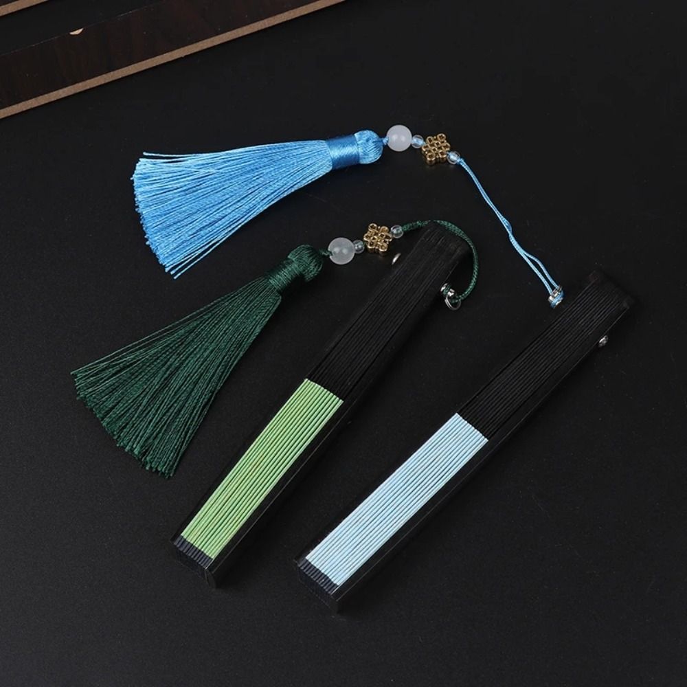 Mini Hanfu Fan Gilded Rice Paper Paper Fans Party Decor Ornaments Folding Fan Children