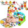 3 In 1 Baby Play Mat Rug Toys Kid Crawling Music Developing Mat with Piano Keyboard Infant Carpet