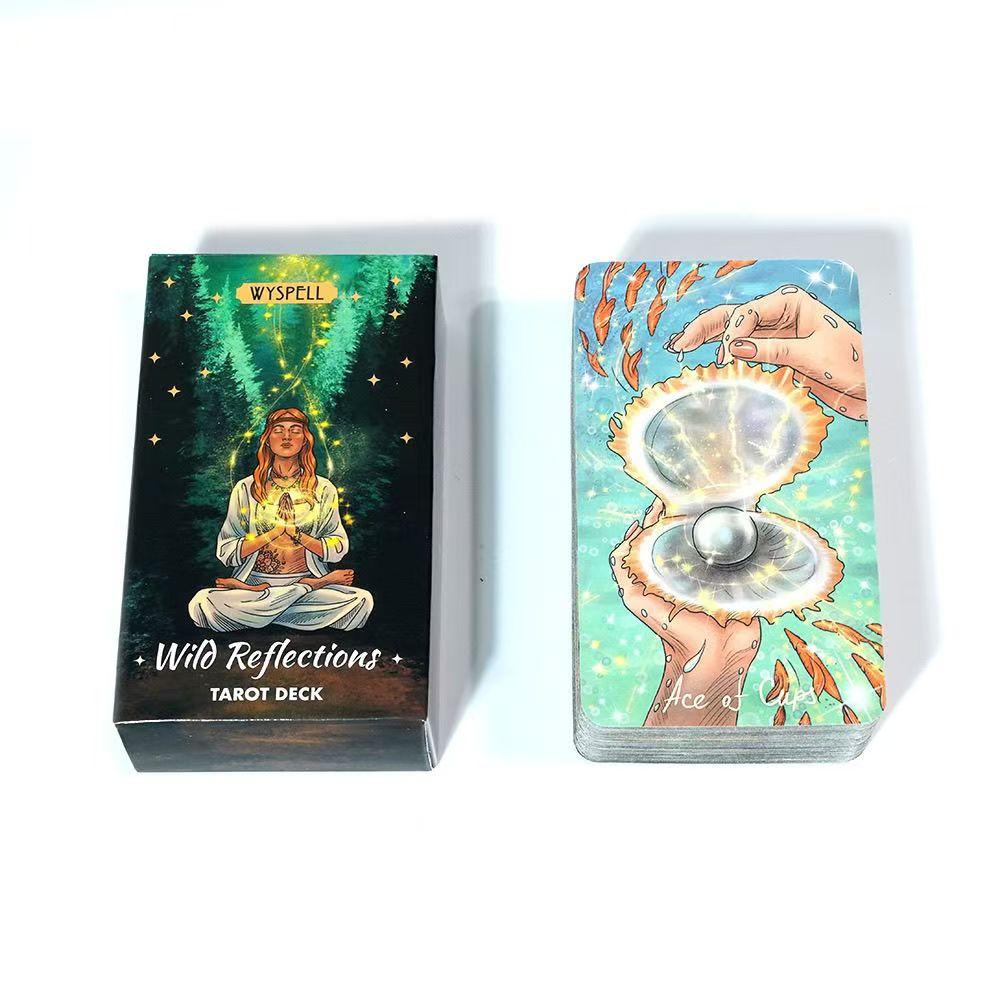 Wild Reflections Tarot Cards 10.3*6cm: Nature-Inspired Tarot Cards Beautiful Tarot Cards for Beginners 78 Pcs Cards