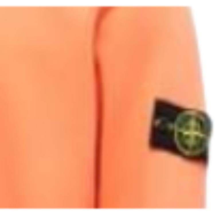 STONE ISLAND FW22 Пуловер кэжуал однотонный с патчем-компасом Минималистичная толстовка Мужская толстовка Оранжевый 721563051-V0037