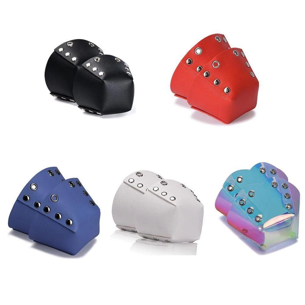 Leather Roller Skating Roller Skate Toe Cap Ice Skates Guards Skate Toe Cap Guards Protective Cover