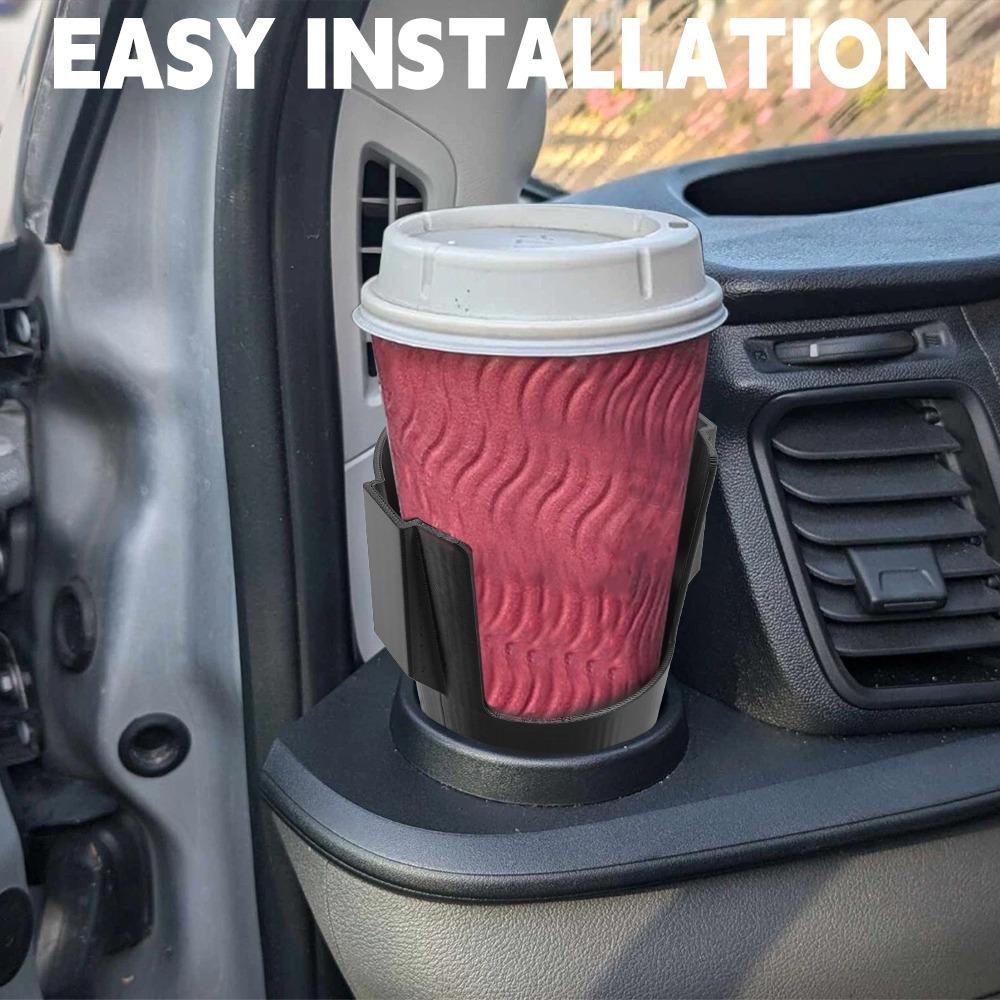 2-IN-1 Phone Bracket Plastic Cup Holder For Ford Transit Custom 2013+