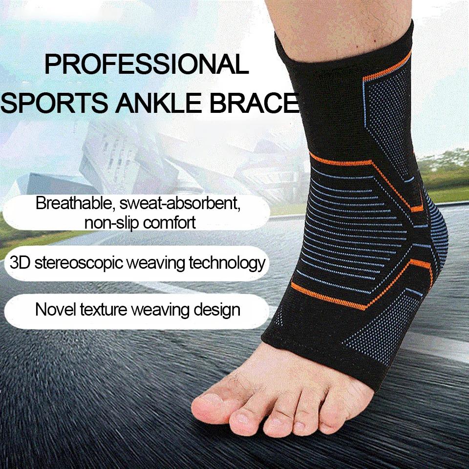 1Pcs Elastic Knitted Ankle Support Brace For Sports Yoga Basketball Volleyball Men Women Foot Joint Protector