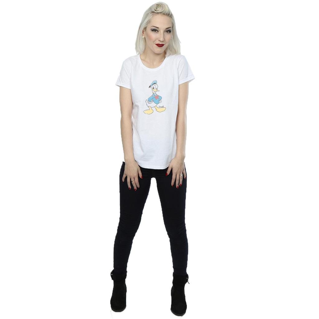 Disney Womens/Ladies Donald Duck Classic Cotton T-Shirt