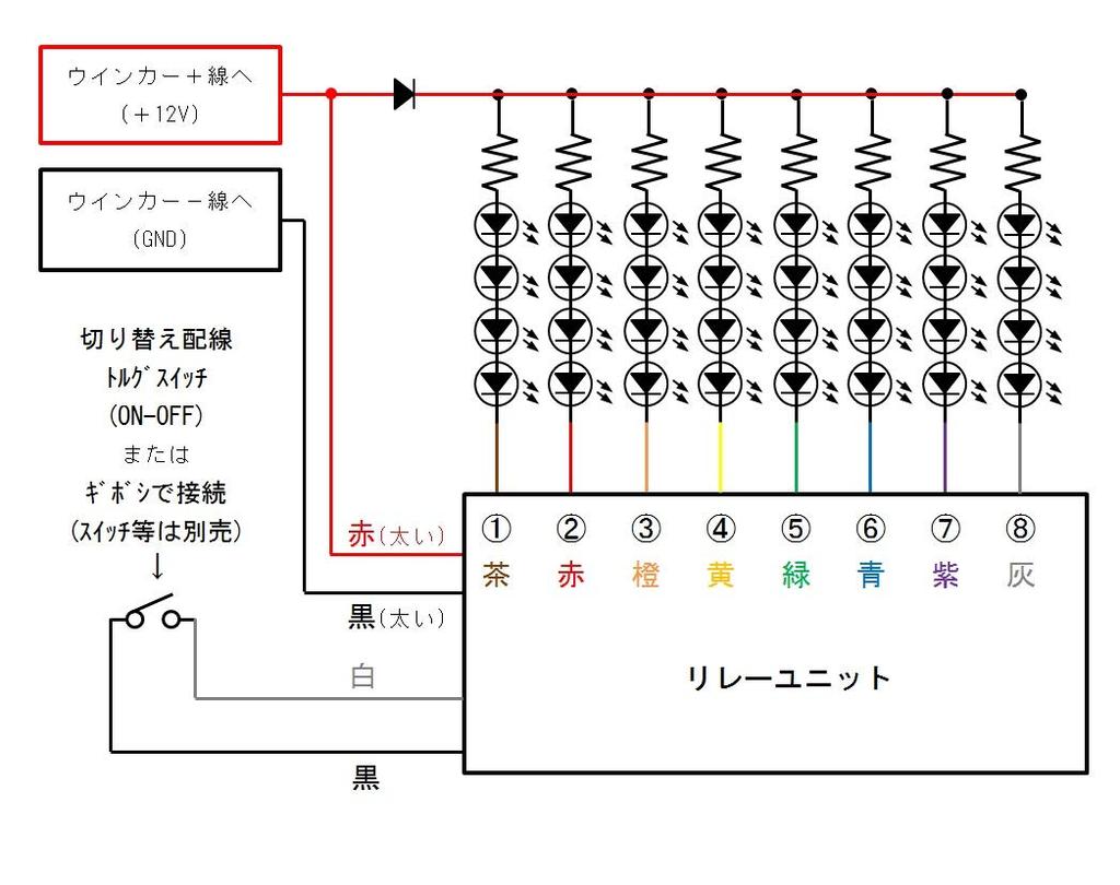 KMLED Studio Sequential Turn Signal Relay Unit 8 Blocks for 12V LED Set of 2 Vehicles,