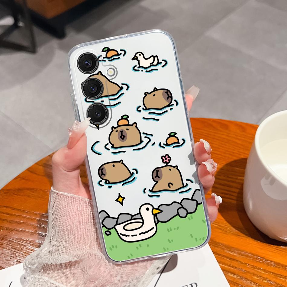 Чехол для Samsung Galaxy S25 FE Plus Ultra Прозрачный с рисунком цветов Задняя крышка для Samsung S 25 Ultra Мягкие противоударные чехлы для телефона