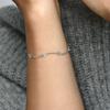 Pandora 925 Sterling Silver Synthetic Cubic Zirconia Bracelets Women's 598807C01