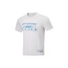 Sports Basketball Series Letter Print Moisture-Wicking Quick-Dry Short Sleeve T-Shirt Men Tops Antarctic-Grey AHST299-10