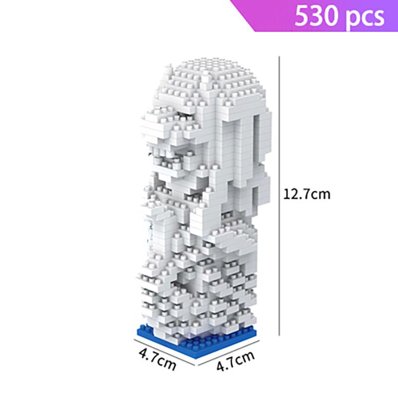 Micro Bricks Mini Architecture Sets Eiffel Tower Big Ben Rome Colosseo Model Building Diamond Blocks Pyramid Pisa Taj Mahal Kits