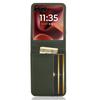 Чехол для Motorola Razr 60 Ultra 5G из ПУ-кожи + ПК с держателем для карт, чехол для мобильного телефона