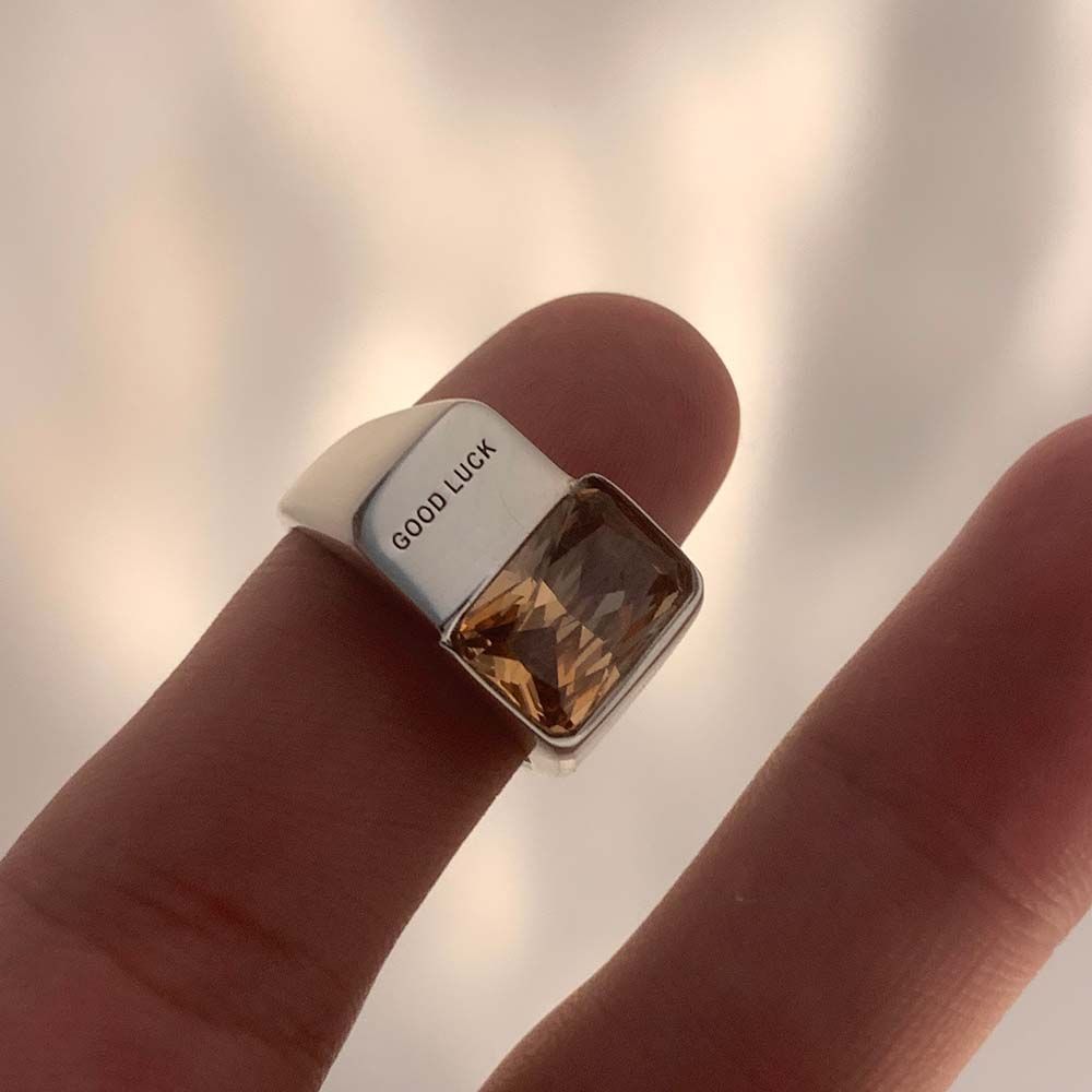 Party Jewelry Silver Good luck Korean Style Joint Rings Women Hip Hop Rings Finger Ring Open Rings