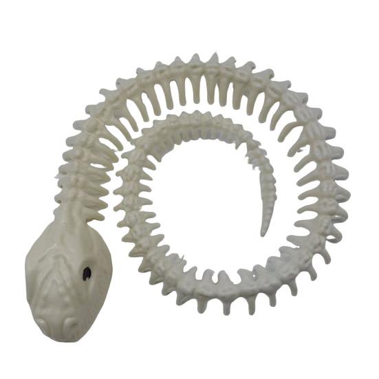 Halloween Animal Skeletons Dog Bat Frog Scorpion Spider Snake Rat Bone Skeletons for Halloween Party Haunted House Graveyard Scene Decoration