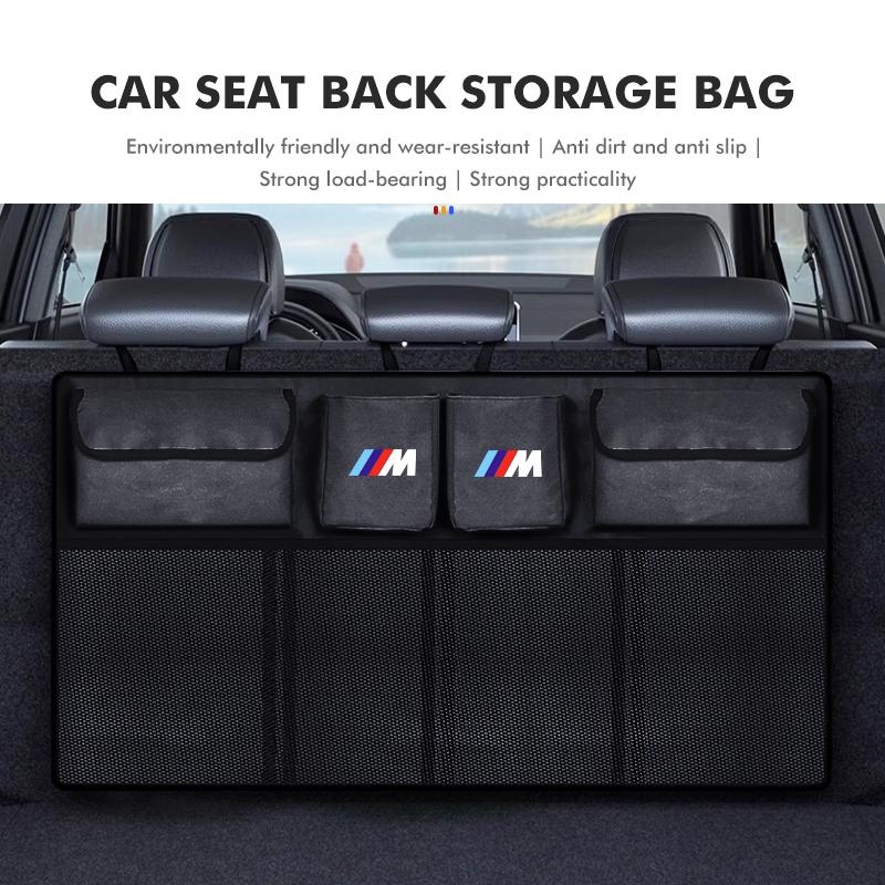 Large Capacity Car Trunk Hanging Storage Bag Seat Back Organizer Holder For BMW E30 E34 E36 E39 E46 E52 E53 E60 E61 E62 E70 E71 JK4
