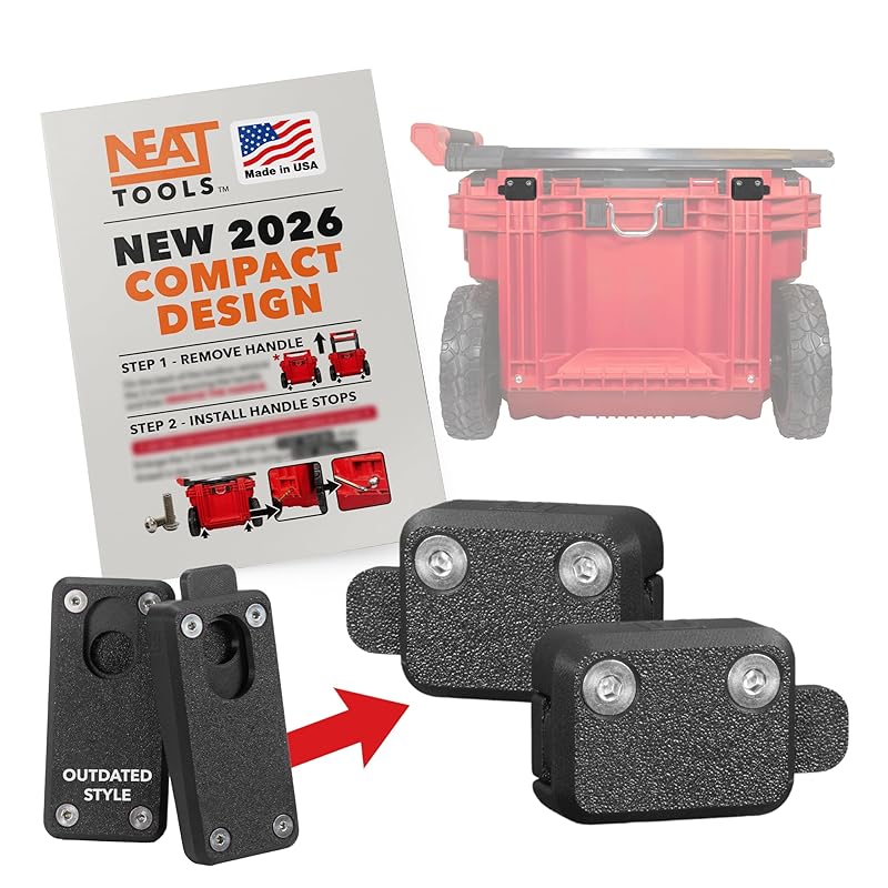Neat Tools Совершенно новый комплект быстросъемных штифтов для ручки Neat Tools для катящегося ящика для инструментов Milwaukee PACKOUT PACKOUTMOD