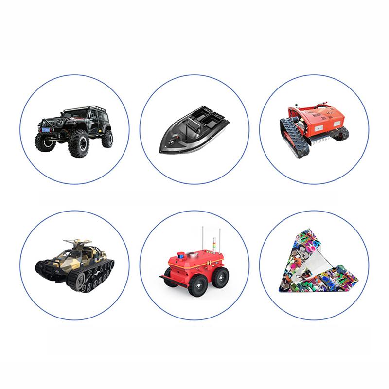 DS-4A 2,4 ГГц 4-канальный RC-контроллер-передатчик-приемник для RC-автомобиля-грузовика-лодки