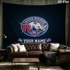 Custom Name Leeds Rhinos2 Printed Tapestry – Wall Hanging for Bedrooms, Dorms, and Home Decor