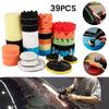 Car Polishing Sponge Pads Kit Buffing Waxing Foam Tool Polisher Machine Wax Pad for Removes Scratches Attachment Polishing Pad