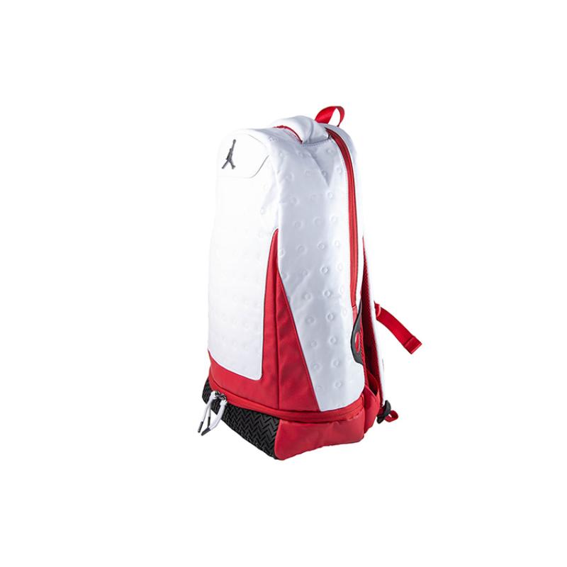 Jordan Рюкзак из коровьей кожи Обычный Унисекс Красный Белый Jordan 9A1898-001