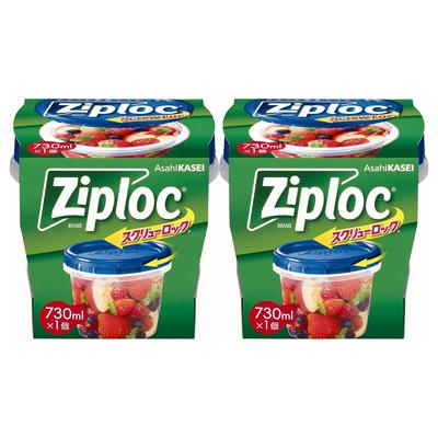 Ziploc Screw Lock 730мл Asahi Kasei Home Products Кухонные принадлежности х 2 [Оптовая покупка]