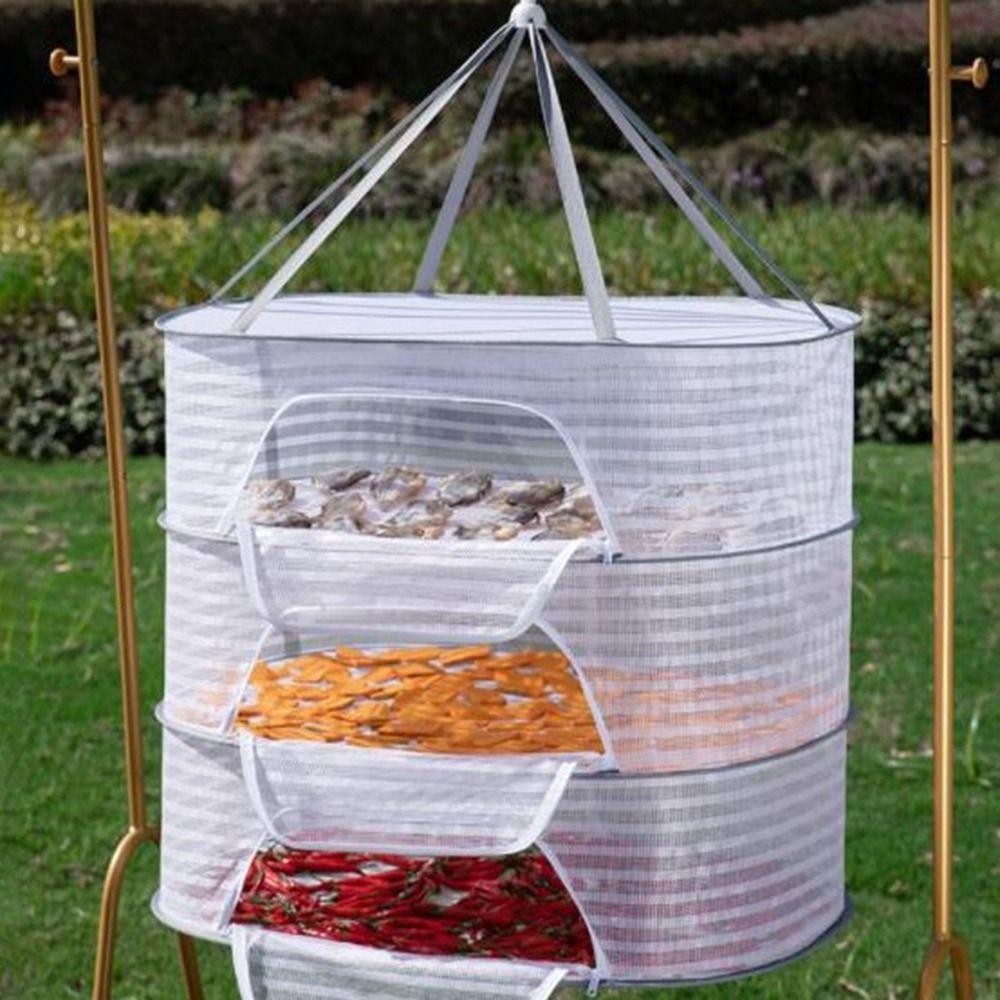 Folding Drying Net Foldable Hanging Drying Rack Hanging Drying Net Clothes Dry Net  Household
