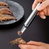 1 шт. Инструмент для извлечения хвоста креветки из нержавеющей стали - Эффективен для удаления панциря, Легкая очистка, Идеален для подготовки креветок - Кухонный гаджет