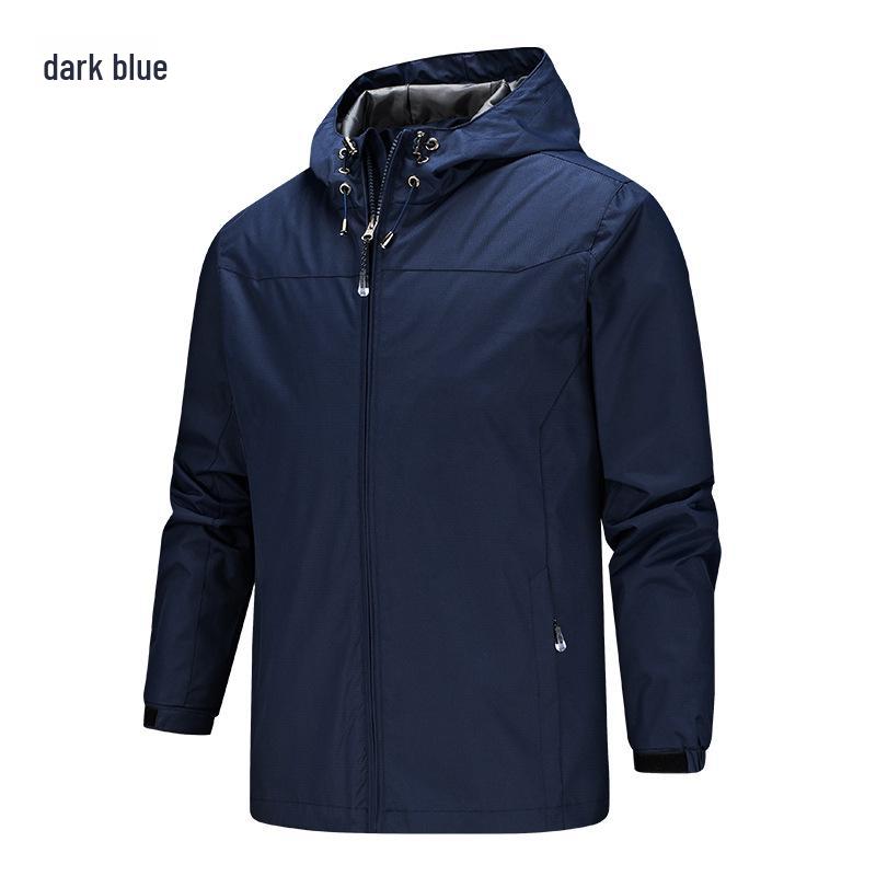 Men's Windproof Waterproof Spring/Autumn Jacket, Customizable Logo, Team Uniform