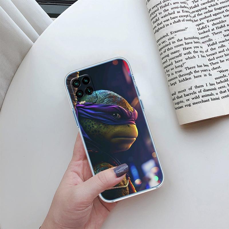 QE27 TMNT Transparent Phone Case for Motorola Moto G40 G04 G05 One Ace Action  Fusion + Plus Hyper Macro Vision Zoom