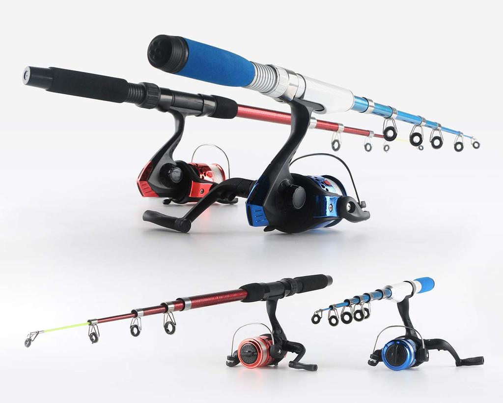 Fishing 2 Fishing Rod Sea Fishing Compact Spinning Carbon Lure Set Storage Bag Set, Beginner, Set, Fishing, Set, Rod, Beginner's Set, Reel, Rod,