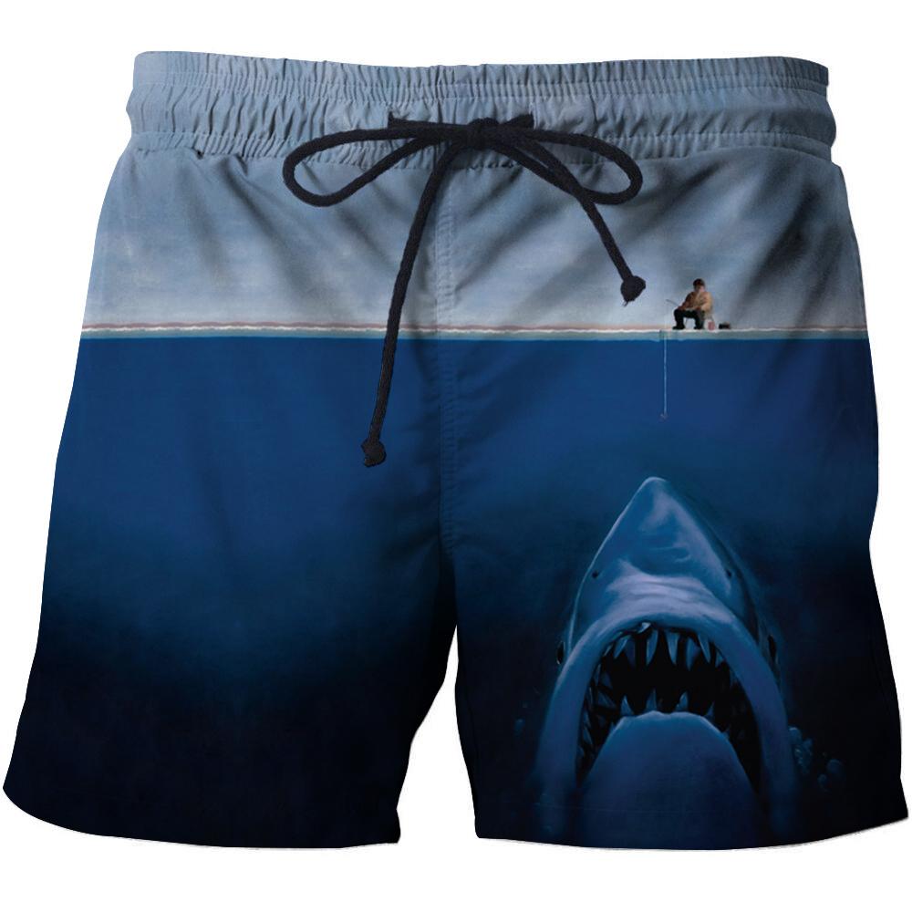 Mens Swimwear Shorts Animal 3d Surfing Board Short Beach Shorts Men Trunk Masculina Swimsuit Sports Pants Brief Loose Shorts